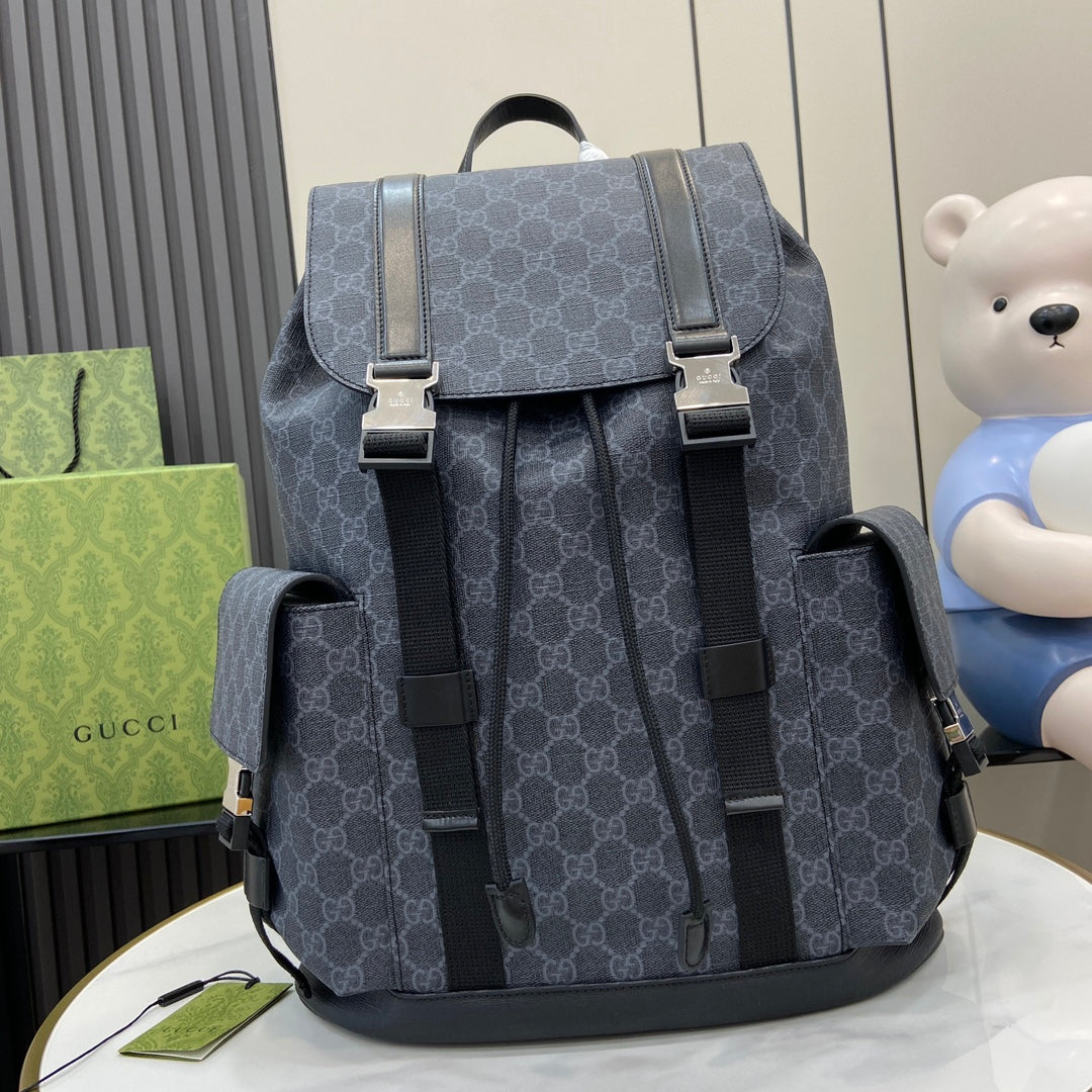 GG Gray Large Backpack