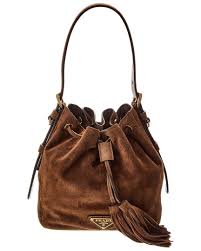 Prada Velvet Essence Suede Tote